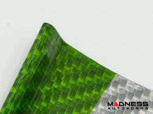 FIAT 500 ABARTH Steering Wheel Lower Center Trim Piece - Carbon Fiber - EU Model - Italian Theme